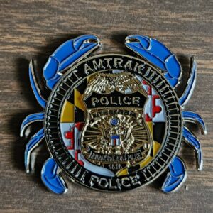 Baltimore Blue Crab challenge coin crafted with precision